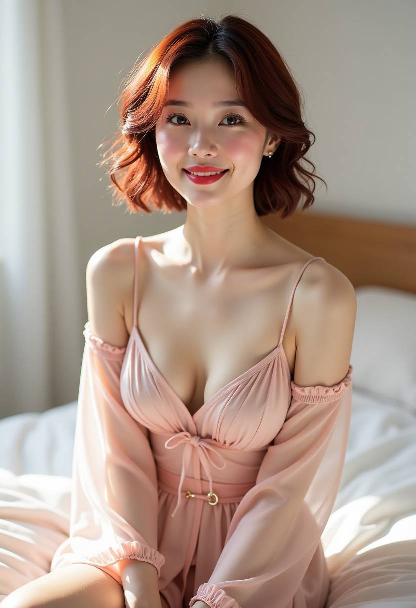 镜中红颜